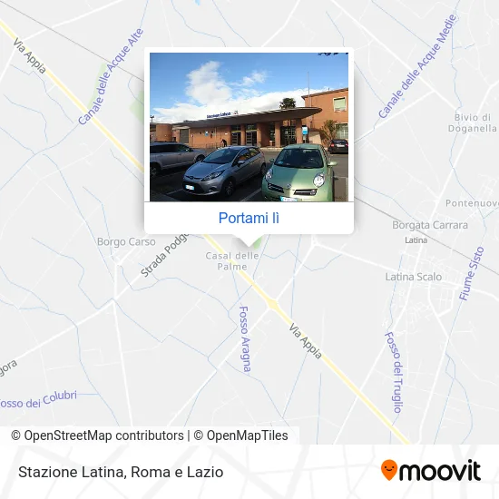 Mappa Stazione Latina