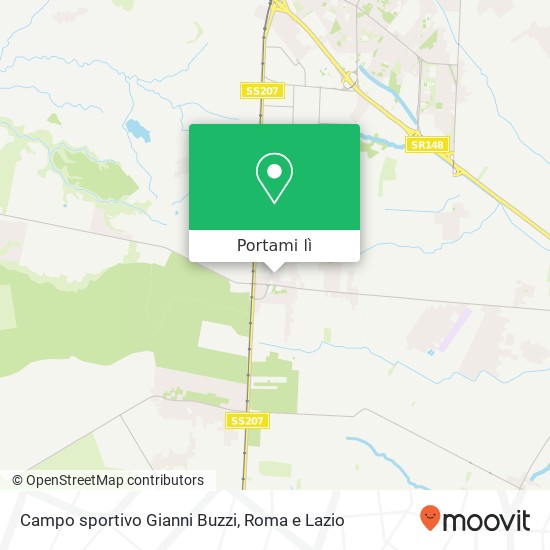 Mappa Campo sportivo Gianni Buzzi