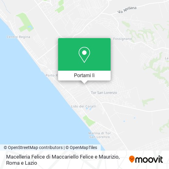 Mappa Macelleria Felice di Maccariello Felice e Maurizio