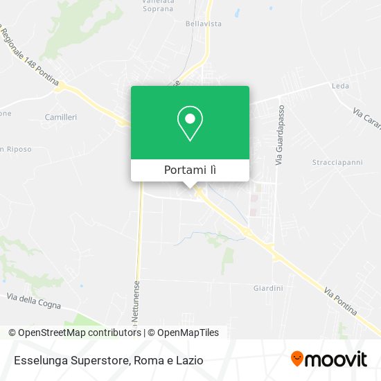 Mappa Esselunga Superstore