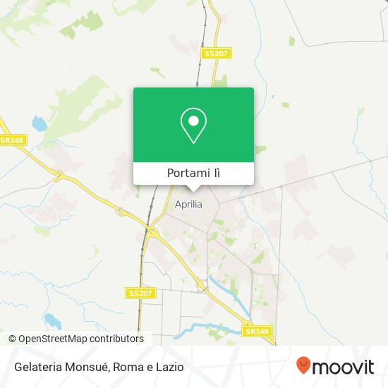 Mappa Gelateria Monsué