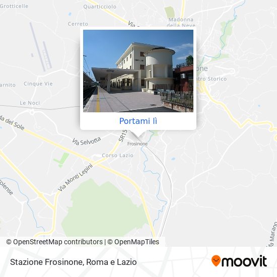 Mappa Stazione Frosinone