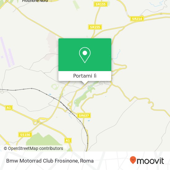 Mappa Bmw Motorrad Club Frosinone
