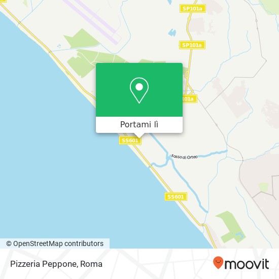 Mappa Pizzeria Peppone