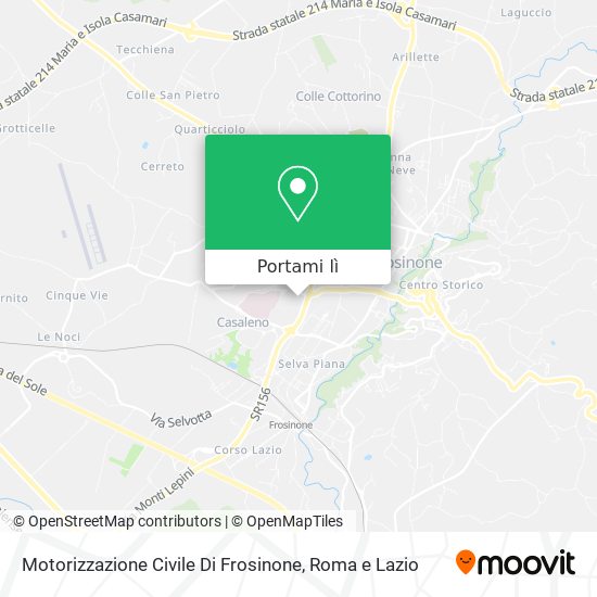 Mappa Motorizzazione Civile Di Frosinone