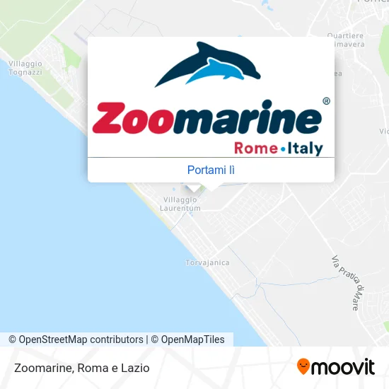 Mappa Zoomarine