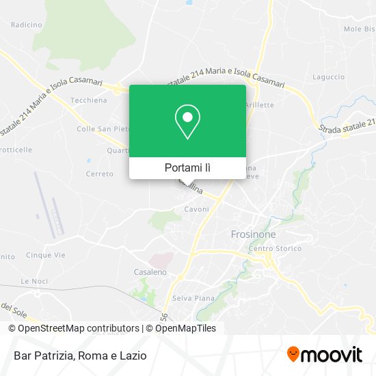 Mappa Bar Patrizia