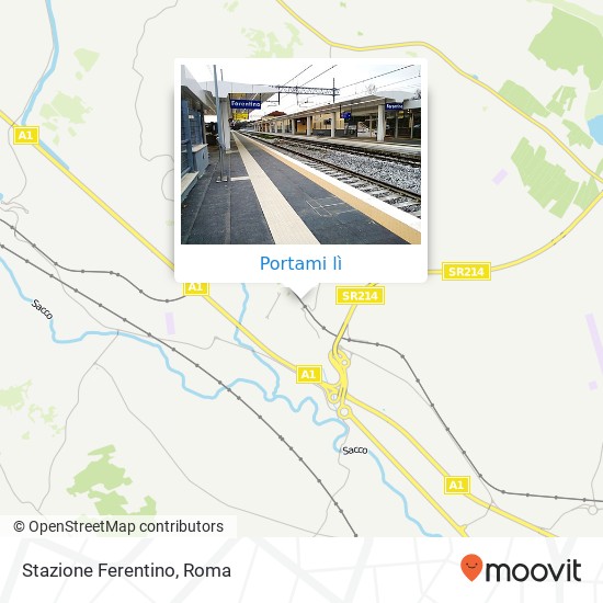 Mappa Stazione Ferentino