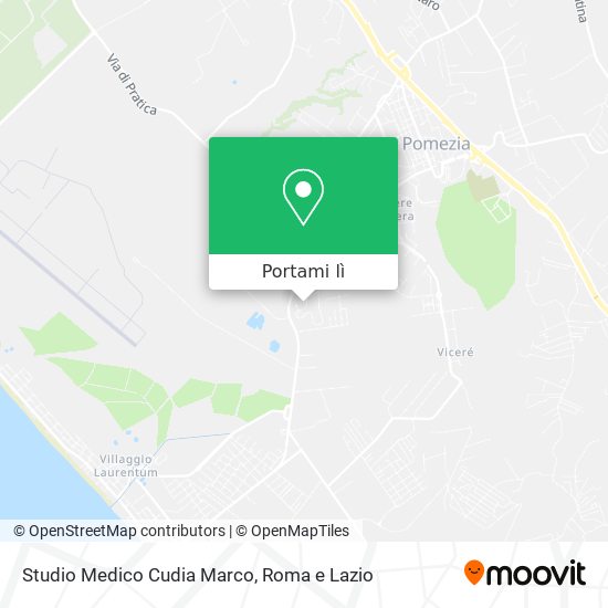 Mappa Studio Medico Cudia Marco