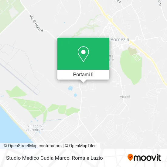 Mappa Studio Medico Cudia Marco