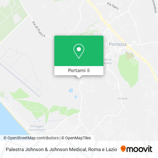 Mappa Palestra Johnson & Johnson Medical