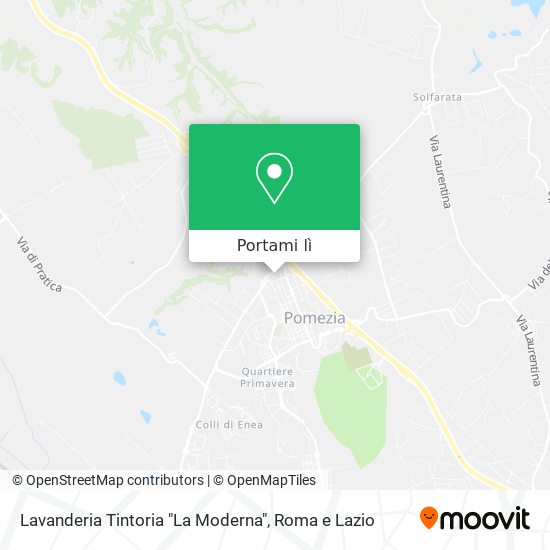 Mappa Lavanderia Tintoria "La Moderna"