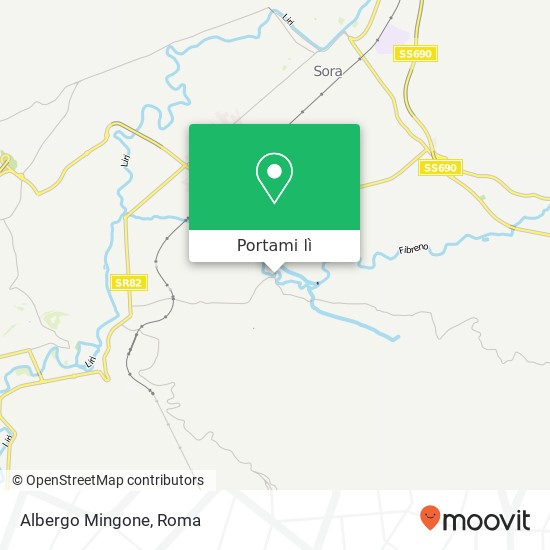 Mappa Albergo Mingone