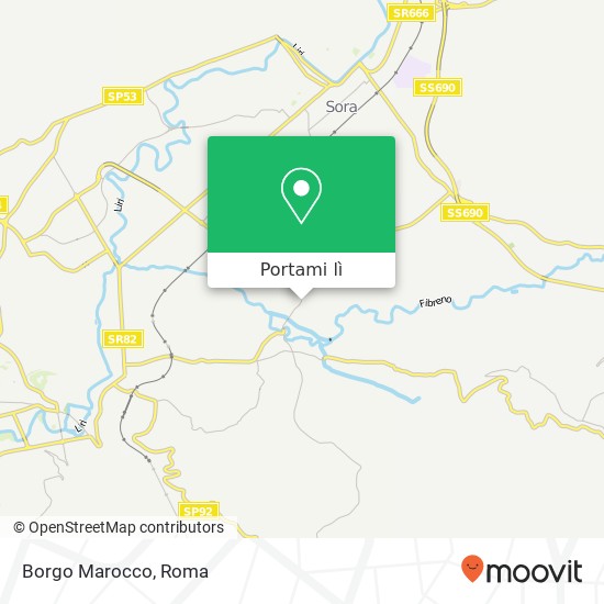 Mappa Borgo Marocco