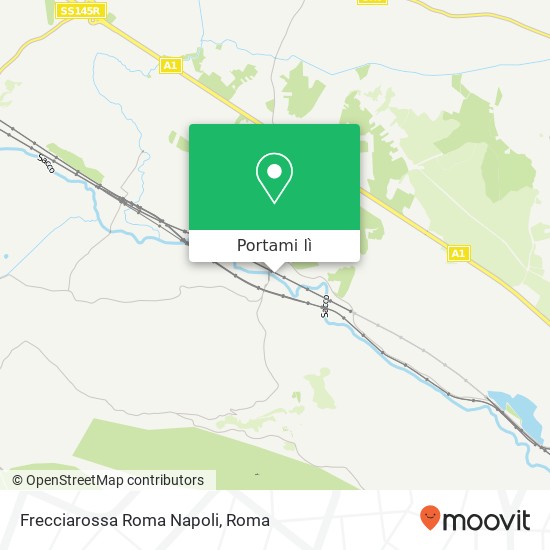 Mappa Frecciarossa Roma Napoli