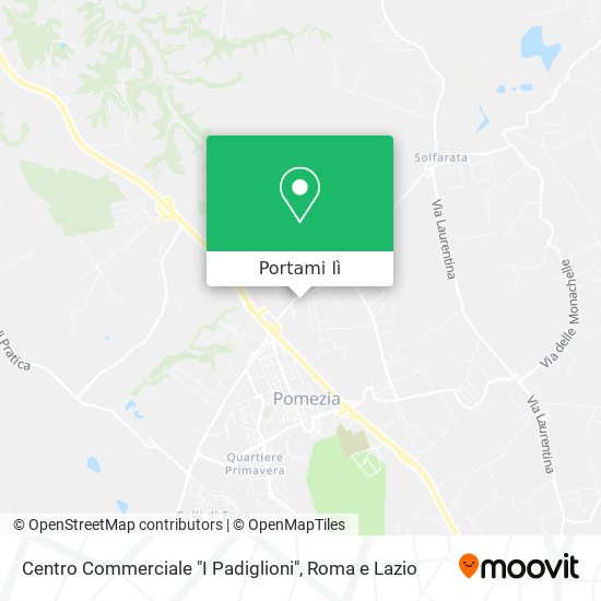Mappa Centro Commerciale "I Padiglioni"