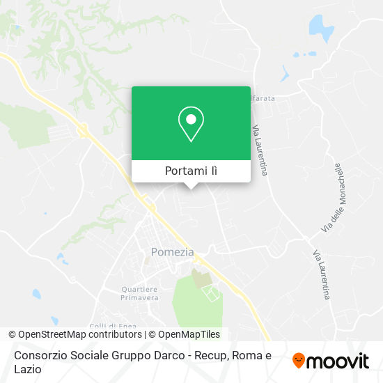 Mappa Consorzio Sociale Gruppo Darco - Recup