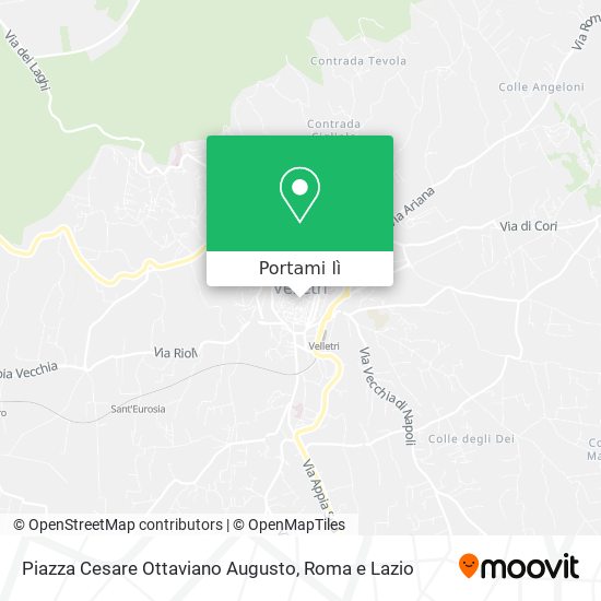 Mappa Piazza Cesare Ottaviano Augusto