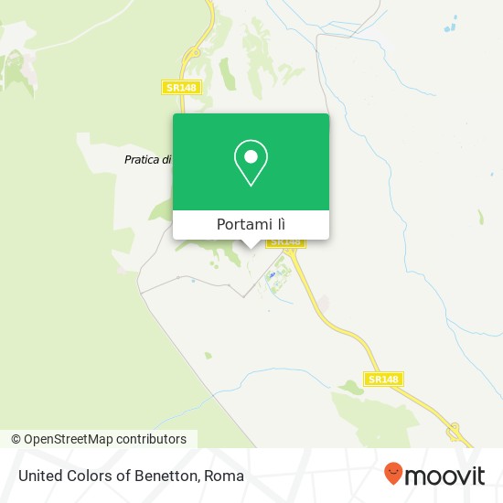 Mappa United Colors of Benetton