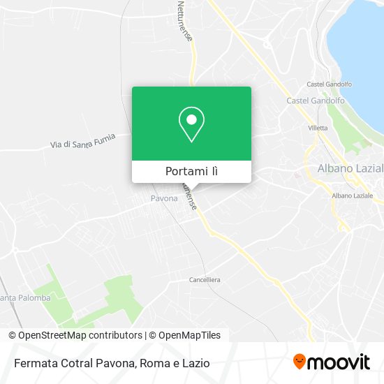 Mappa Fermata Cotral Pavona