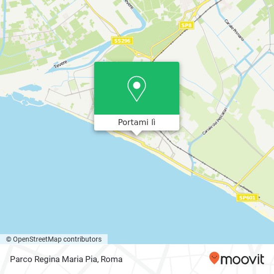 Mappa Parco Regina Maria Pia