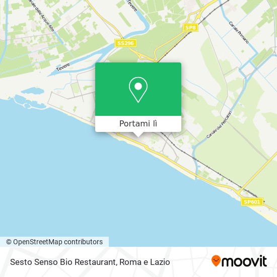 Mappa Sesto Senso Bio Restaurant