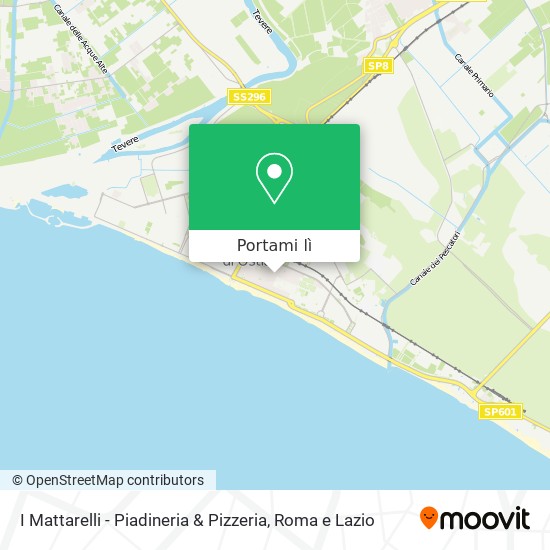 Mappa I Mattarelli - Piadineria & Pizzeria