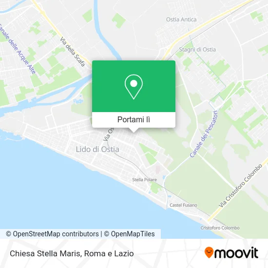 Mappa Chiesa Stella Maris