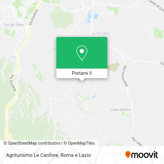 Mappa Agriturismo Le Canfore
