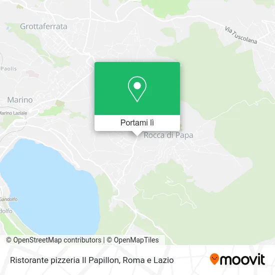 Mappa Ristorante pizzeria Il Papillon