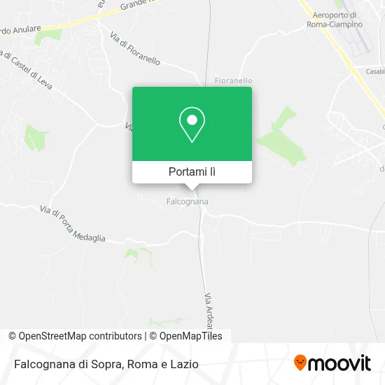 Mappa Falcognana di Sopra