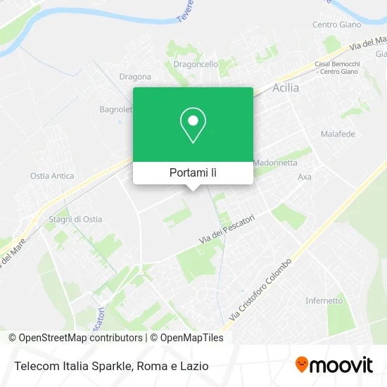 Mappa Telecom Italia Sparkle