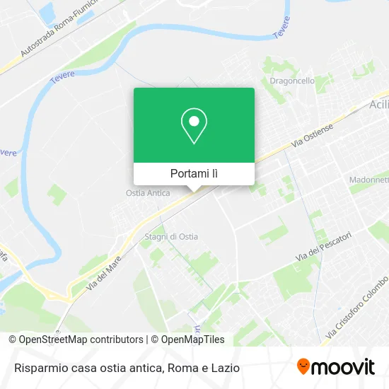 Mappa Risparmio casa ostia antica