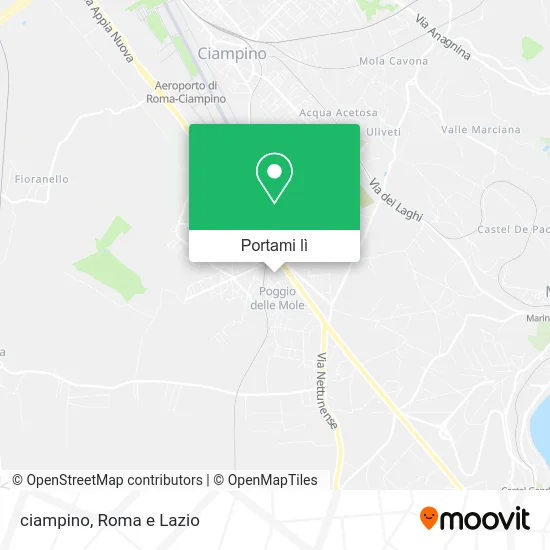 Mappa ciampino
