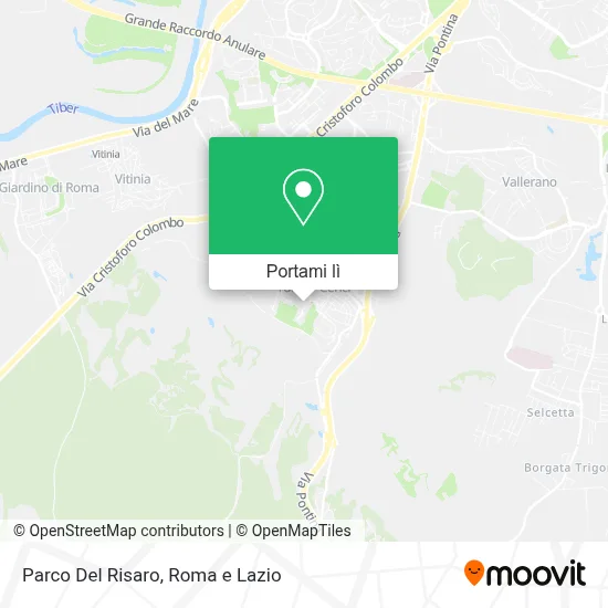 Mappa Parco Del Risaro