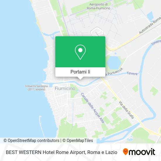 Mappa BEST WESTERN Hotel Rome Airport