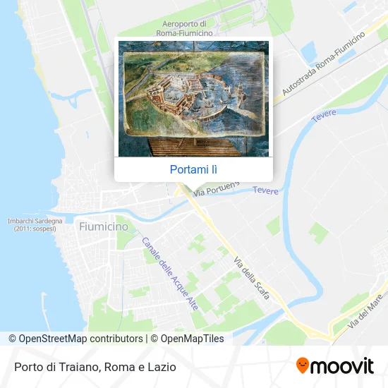 Mappa Porto di Traiano
