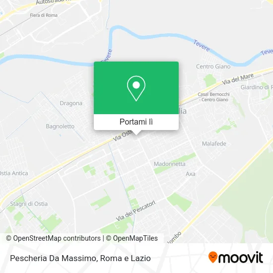 Mappa Pescheria Da Massimo