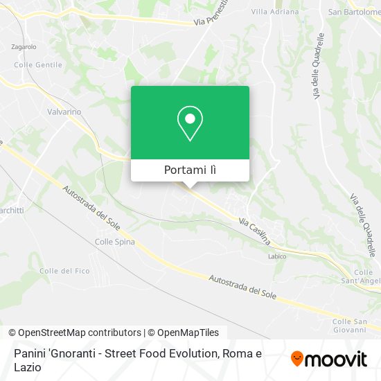 Mappa Panini 'Gnoranti - Street Food Evolution