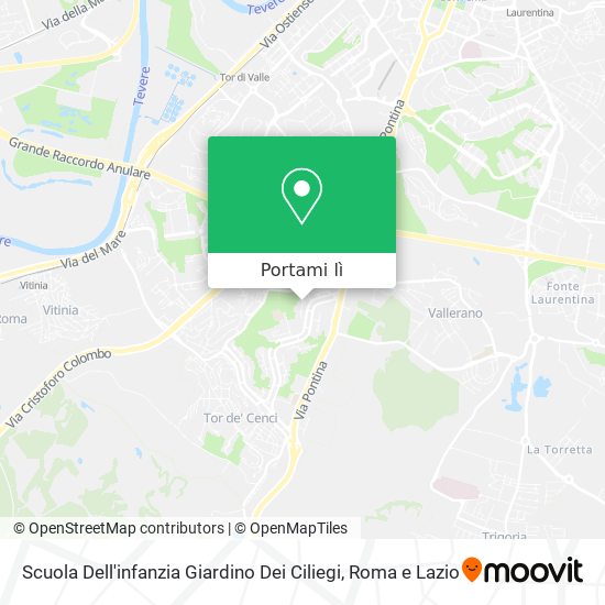 Mappa Scuola Dell'infanzia Giardino Dei Ciliegi