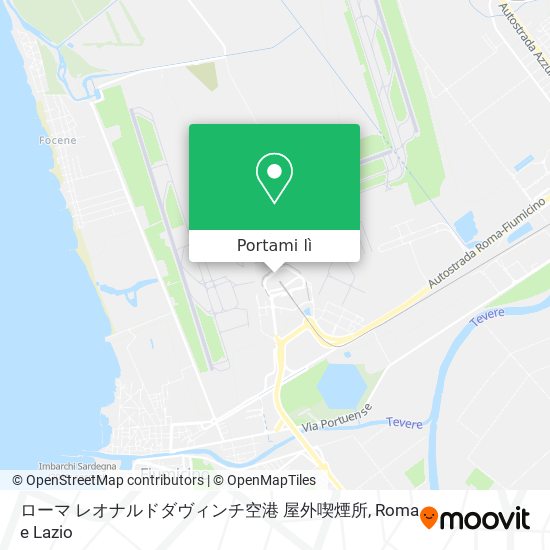 Mappa ローマ レオナルドダヴィンチ空港 屋外喫煙所