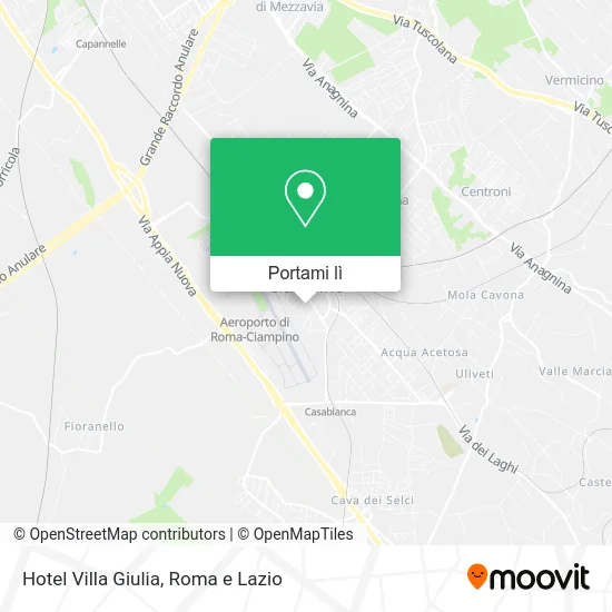 Mappa Hotel Villa Giulia