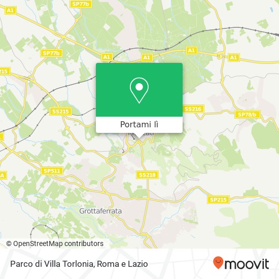 Mappa Parco di Villa Torlonia