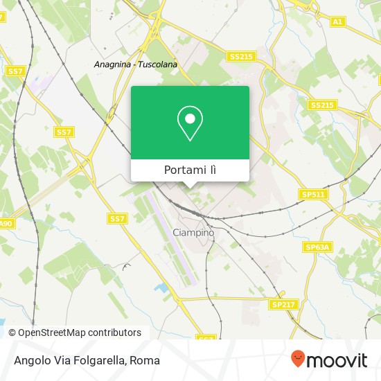 Mappa Angolo Via Folgarella