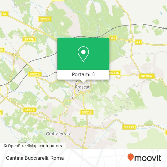 Mappa Cantina Bucciarelli
