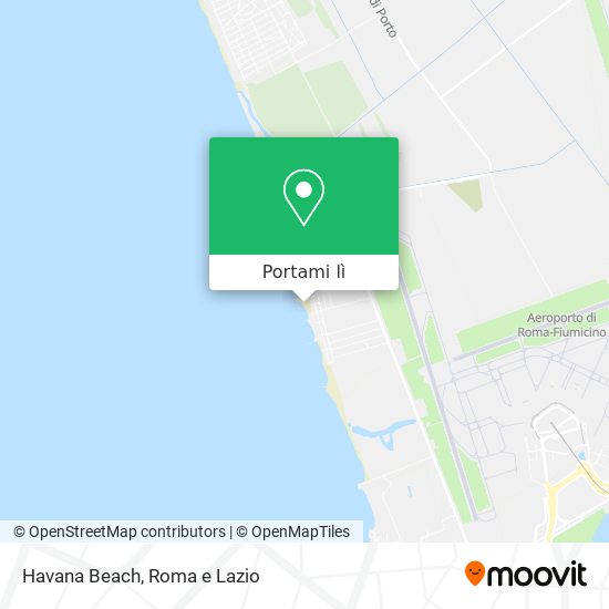 Mappa Havana Beach