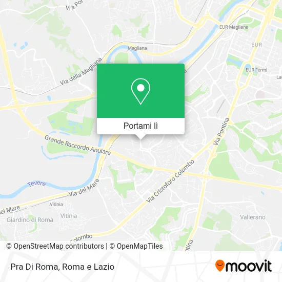 Mappa Pra Di Roma