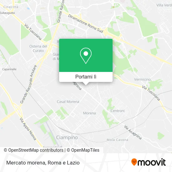 Mappa Mercato morena