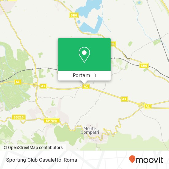 Mappa Sporting Club Casaletto