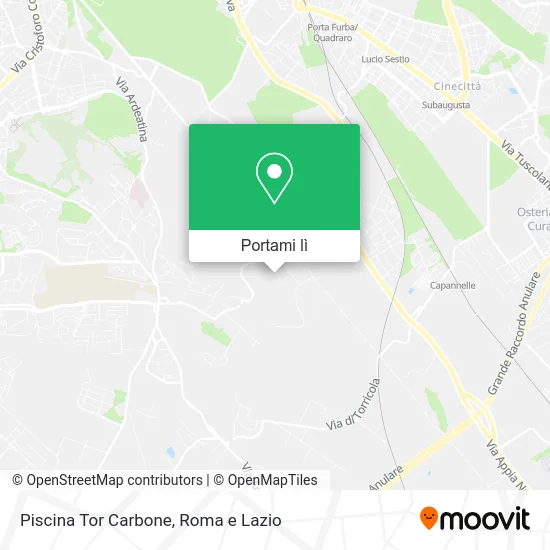 Mappa Piscina Tor Carbone